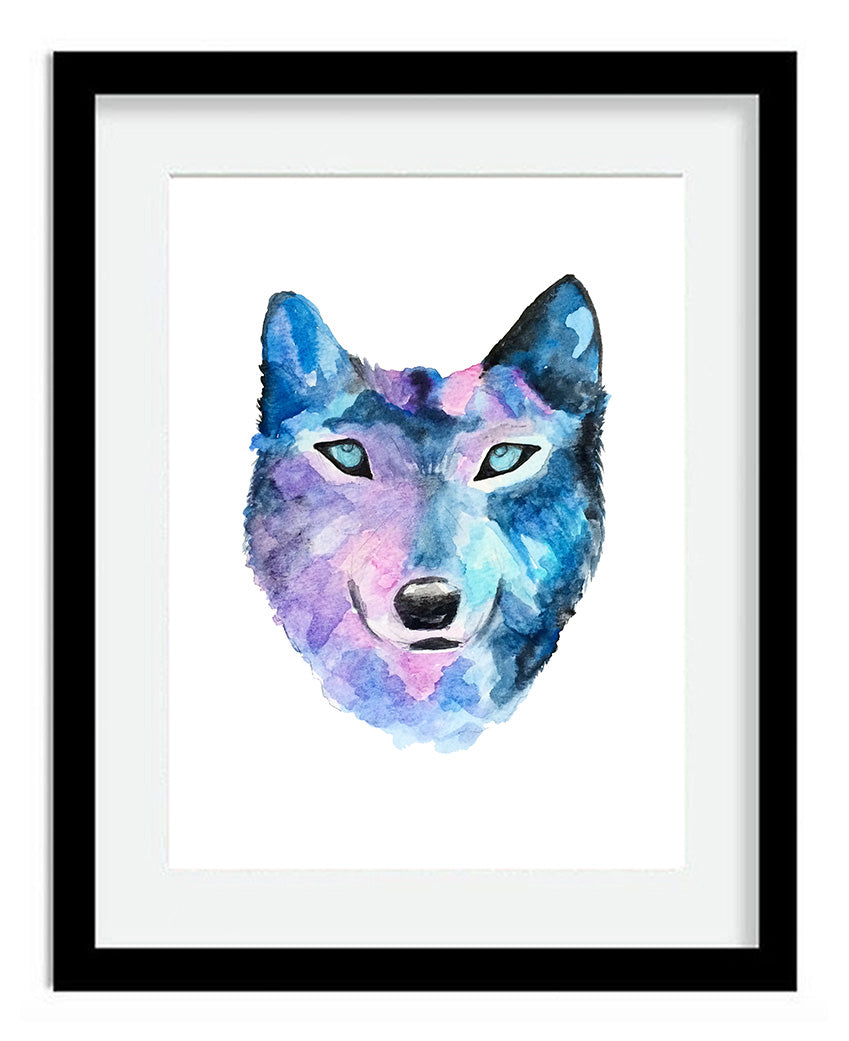 Watercolor Wolf 8x10 Art Print by Tanya Madoff